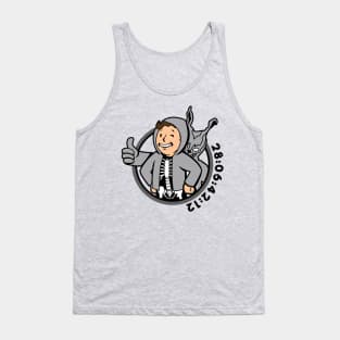 Funny Cute 90's Retro Cult Movie Gamer Mascot Parody Mashup Tank Top